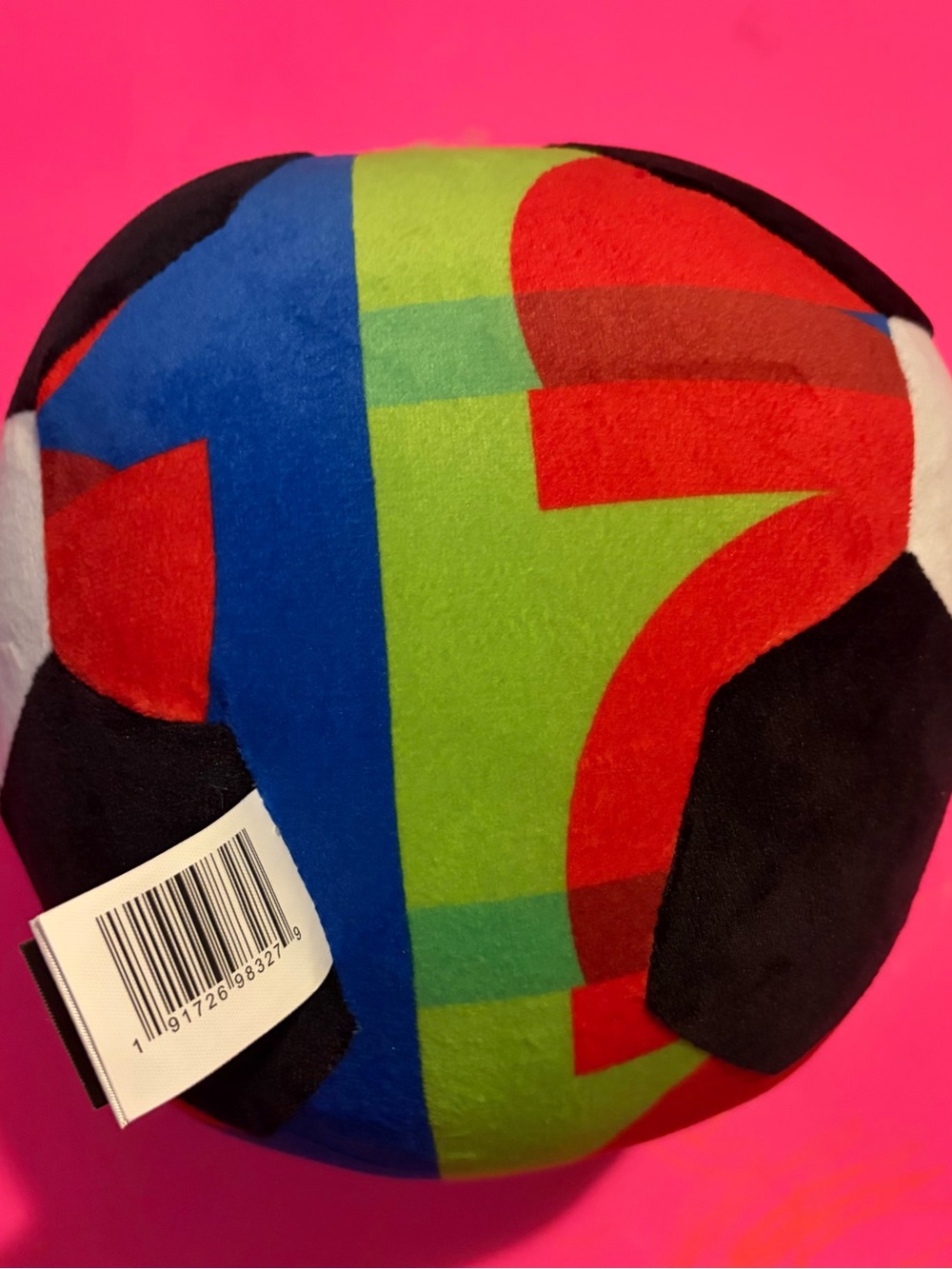 Colorful Abstract Plush Ball